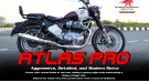 For Royal Enfield Classic 650 Atlas Pro Red Rooster Exhaust Silencer Polished - SPAREZO